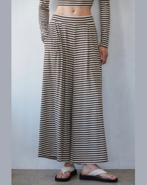 Fine Line Wide Leg Pants