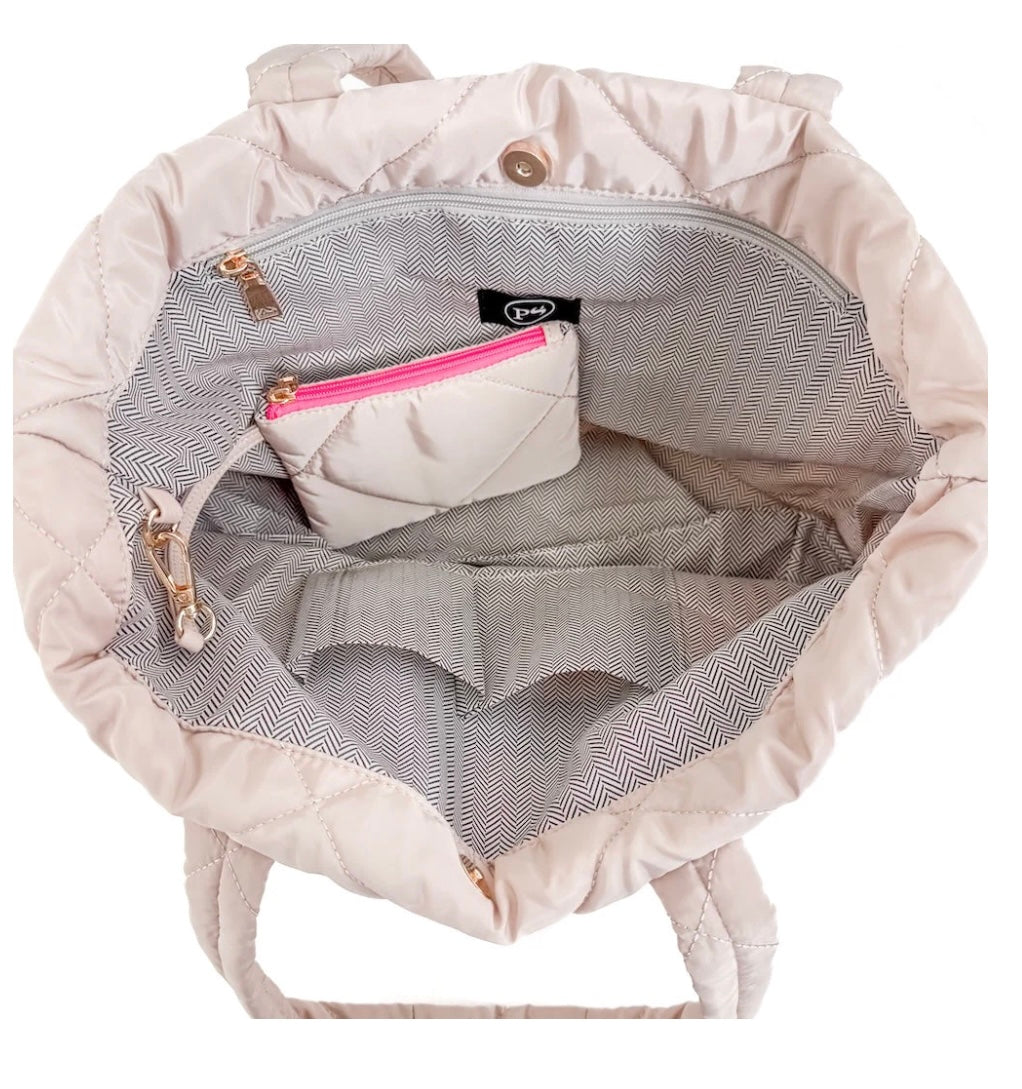 Presley Puffer Quilted Tote