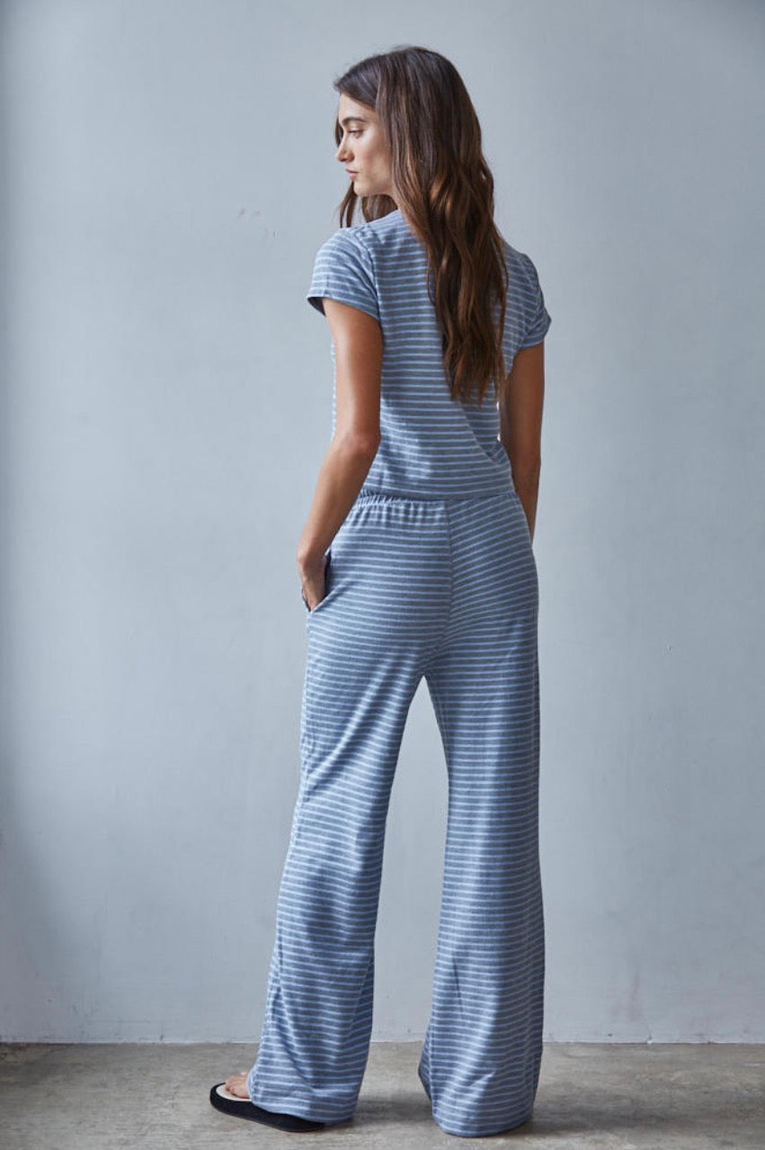 Sunday Lounge Striped Top