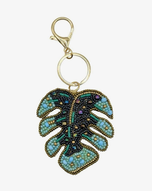Beaded Keychain Bag Charm