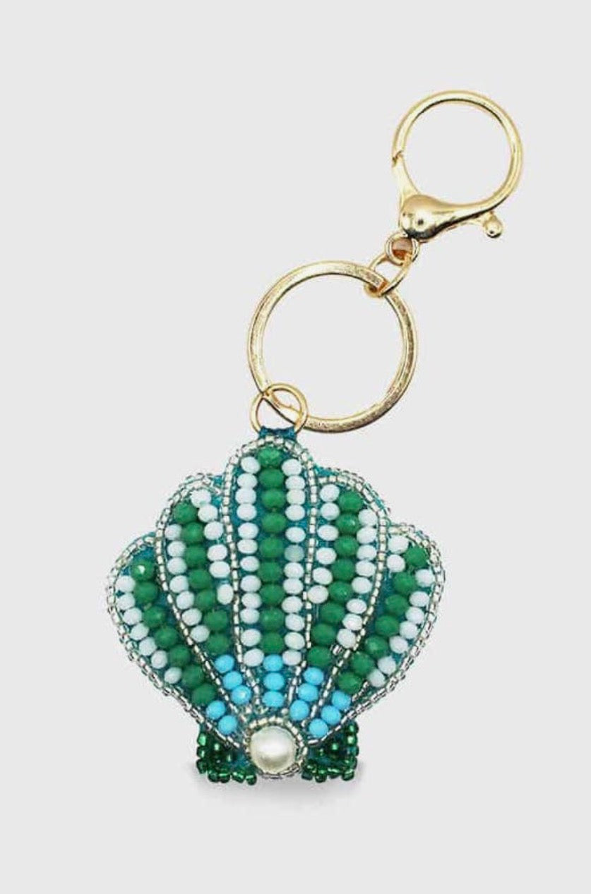 Beaded Keychain Bag Charm