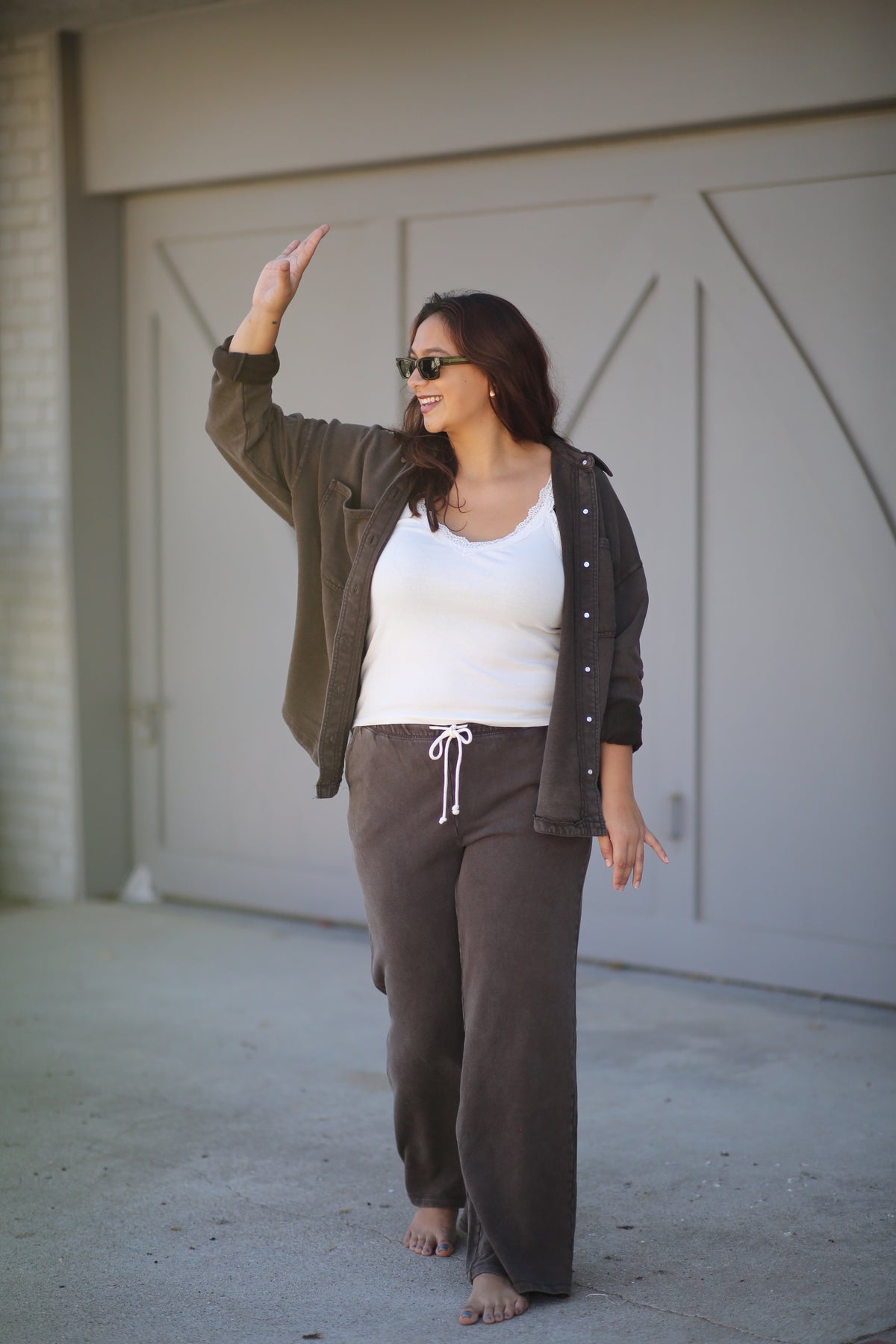 All Day Knit Jacket- Dark Chocolate