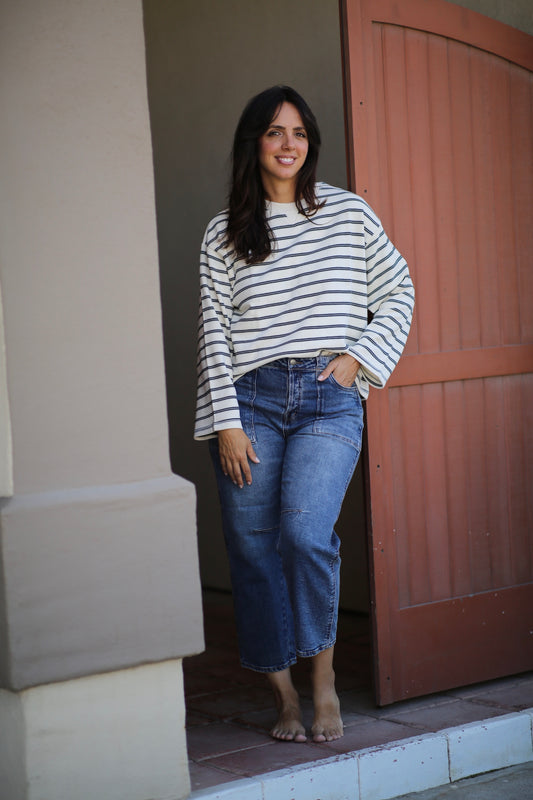 Easy Striped Pullover