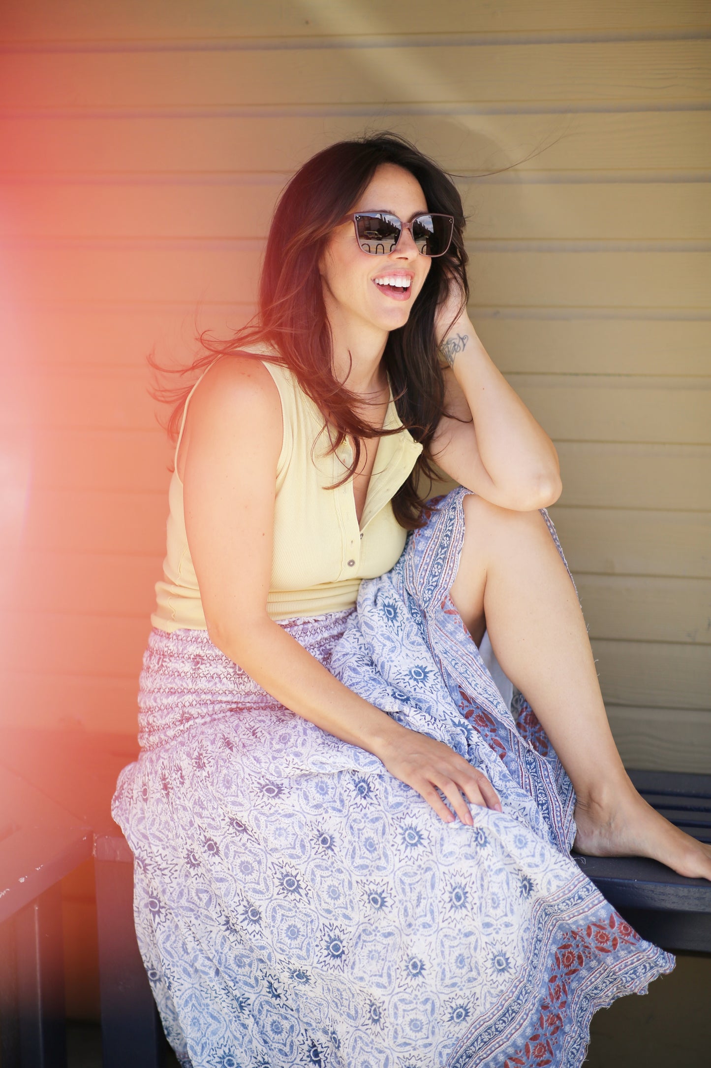 Ravenna Printed Convertible Maxi Skirt