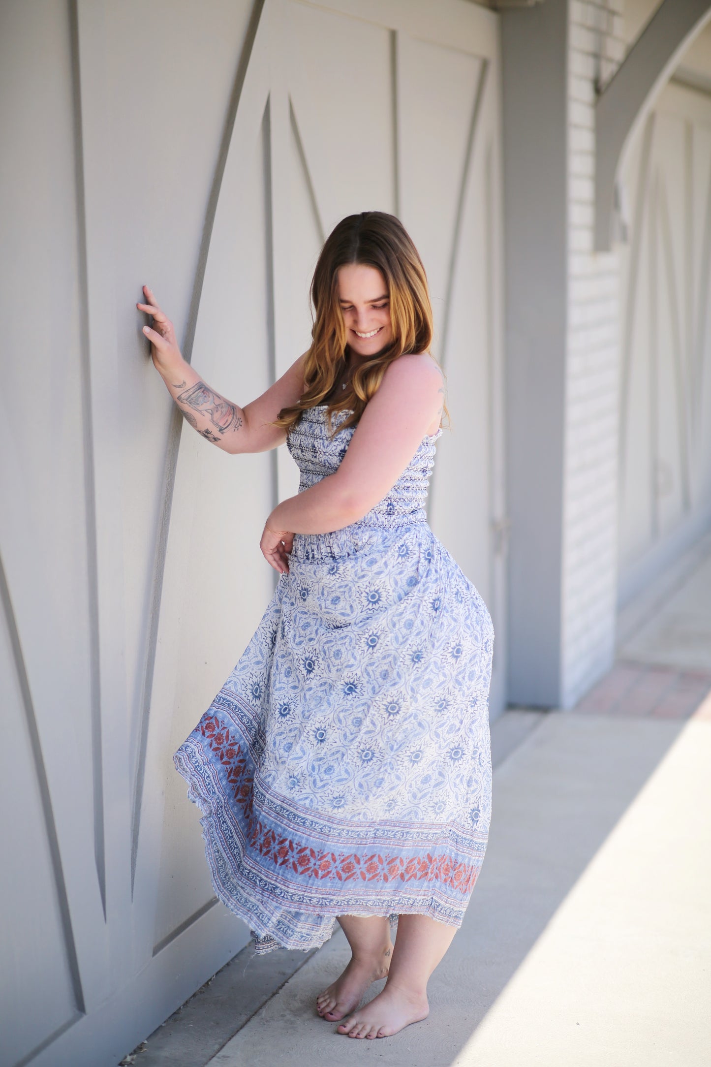 Ravenna Printed Convertible Maxi Skirt