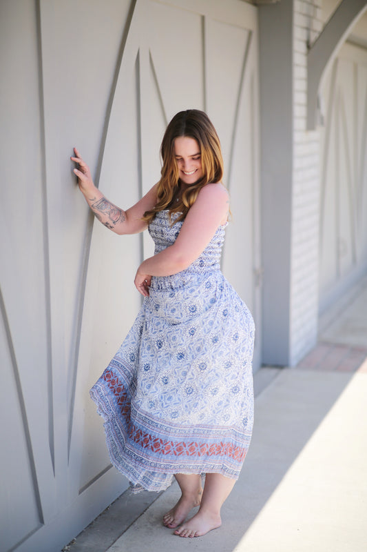 Ravenna Printed Convertible Maxi Skirt