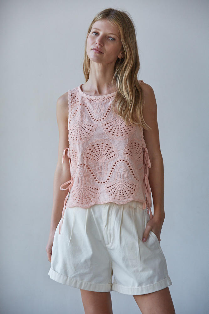 Lowen Eyelet Top