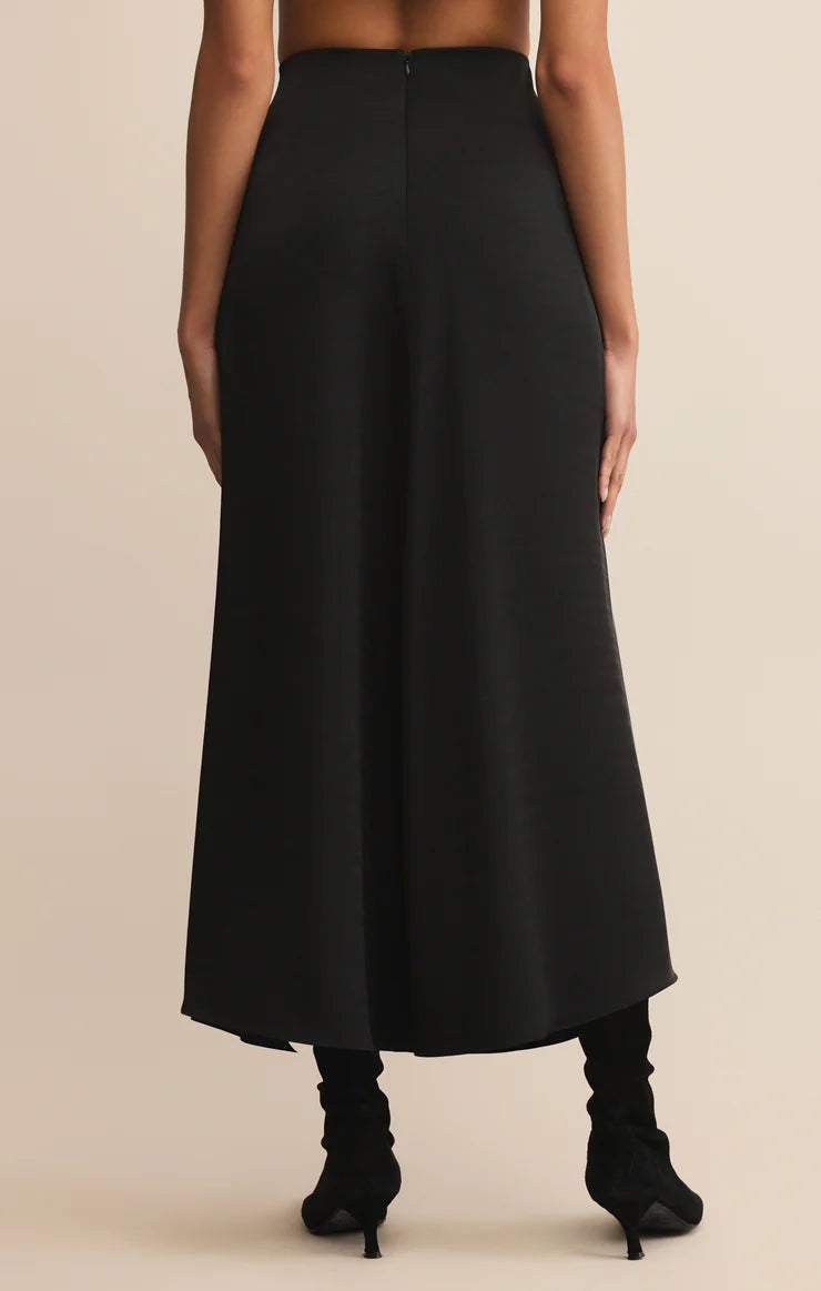 Northpointe Satin Midi Skirt