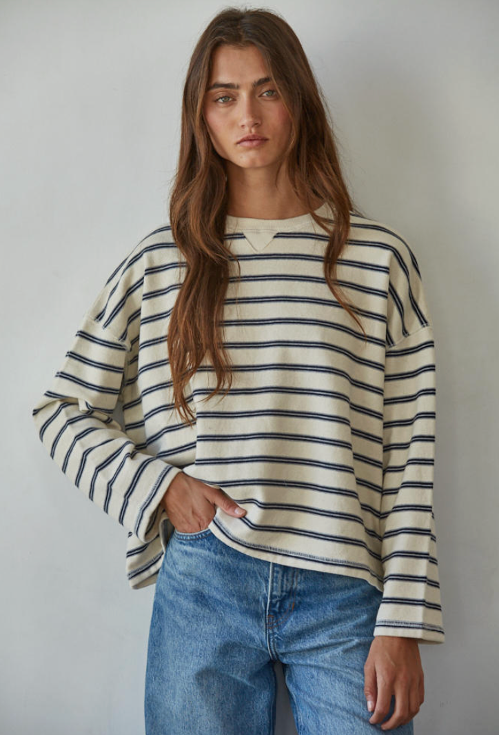 Easy Striped Pullover