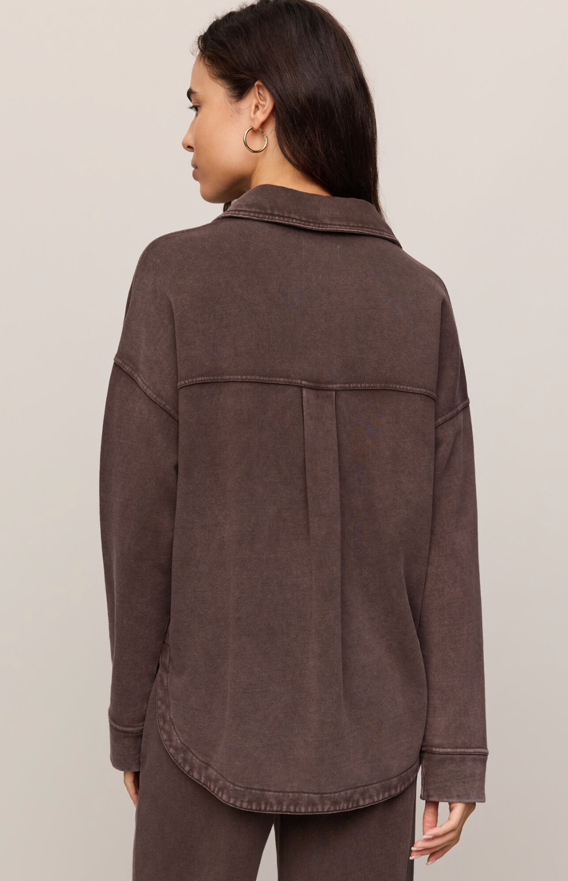 All Day Knit Jacket- Dark Chocolate
