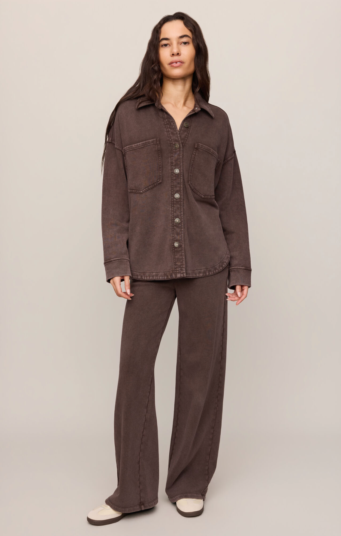 All Day Knit Jacket- Dark Chocolate