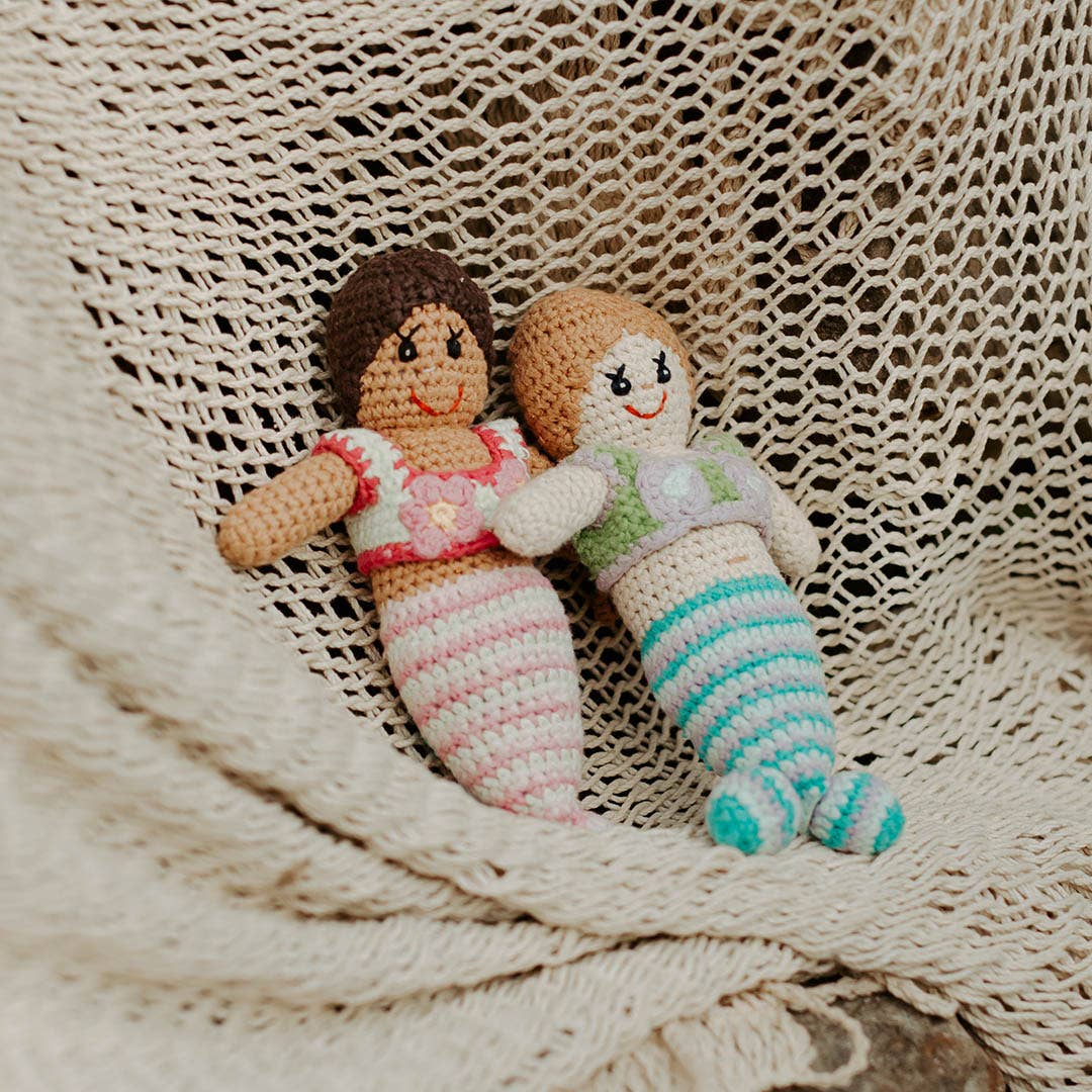Mermaid Rattle Aqua