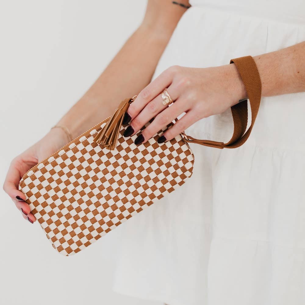 Emma Woven Wristlet