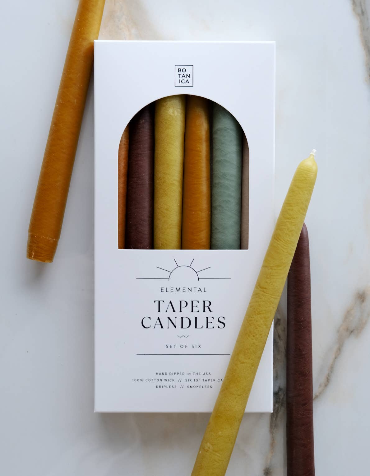 Earth Taper Candles
