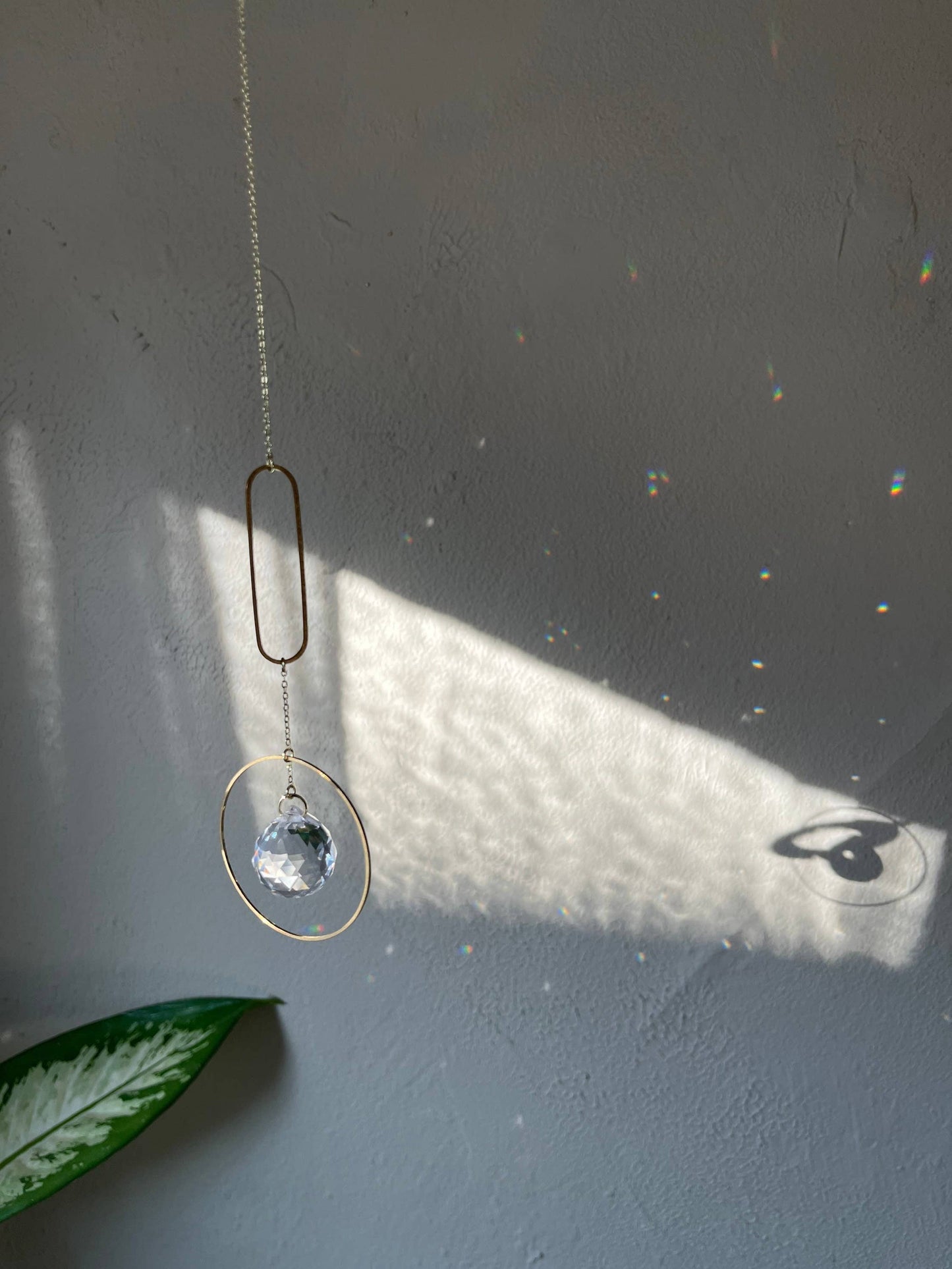 Simple Circle Sun Catcher Crystal Prism Rainbow Maker