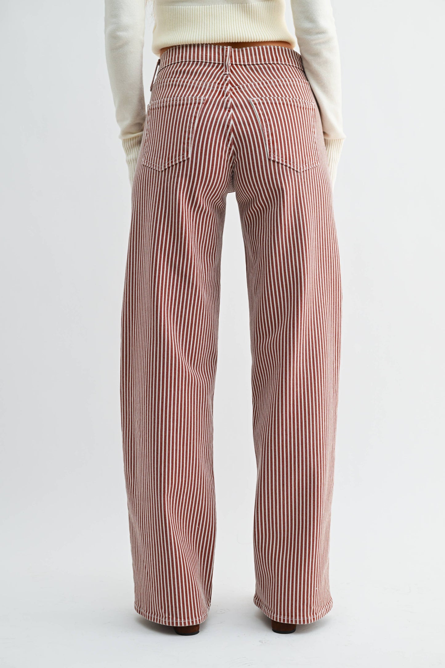 Spiced Brown Stripe Jean