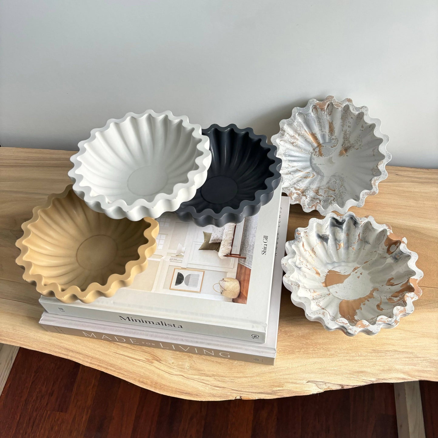 Kyma Ruffle Scallop Bowl