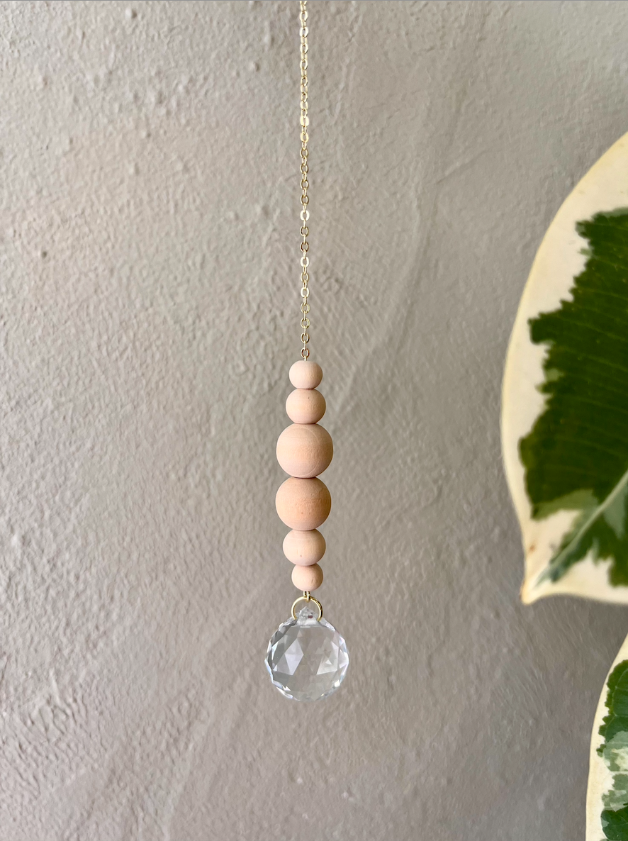 Beaded Crystal Prism Sun Catcher