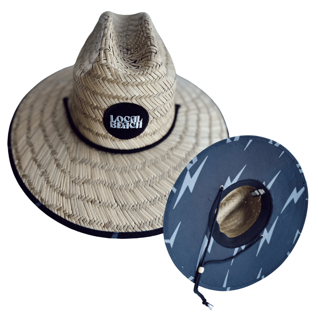Lightning Bolt Adult Lifeguard Hat
