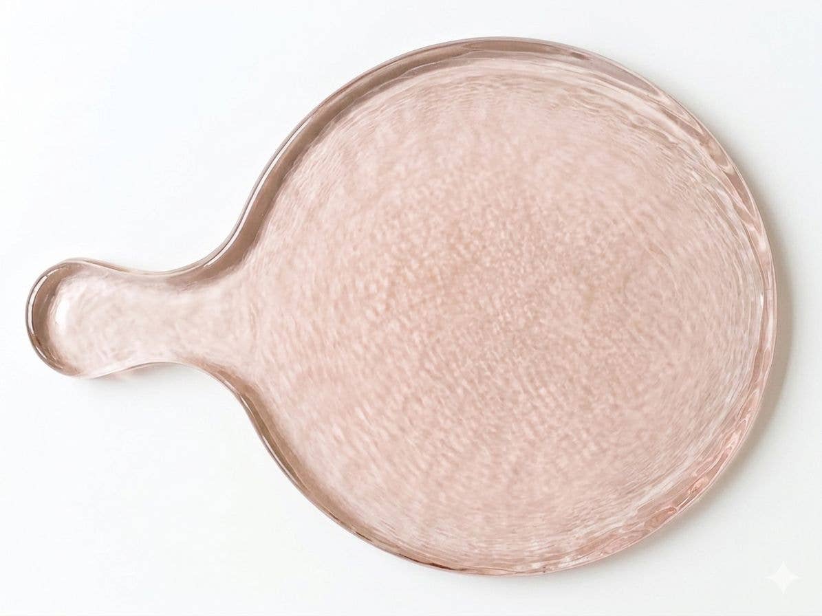 Hammered Glass Round Board