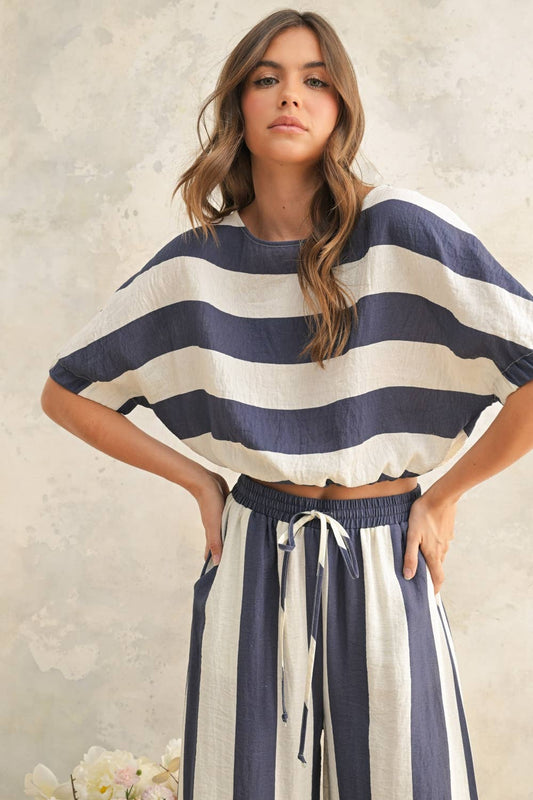 Carmen Striped Top