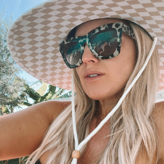 Checker Adult Lifeguard Hat