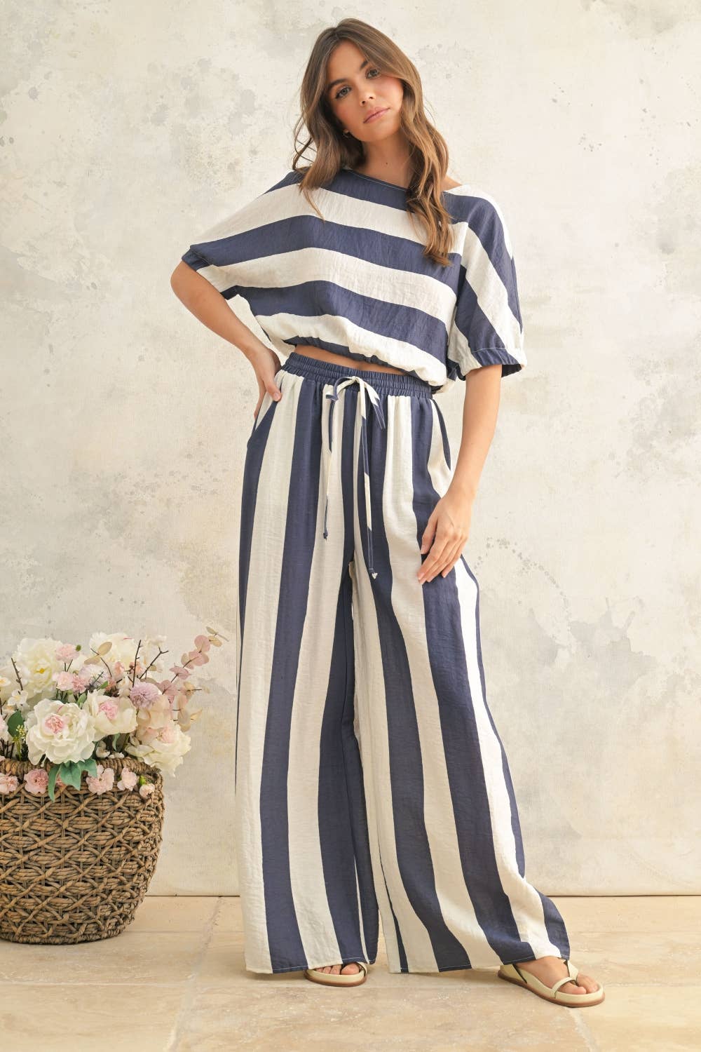 Carmen Striped Top