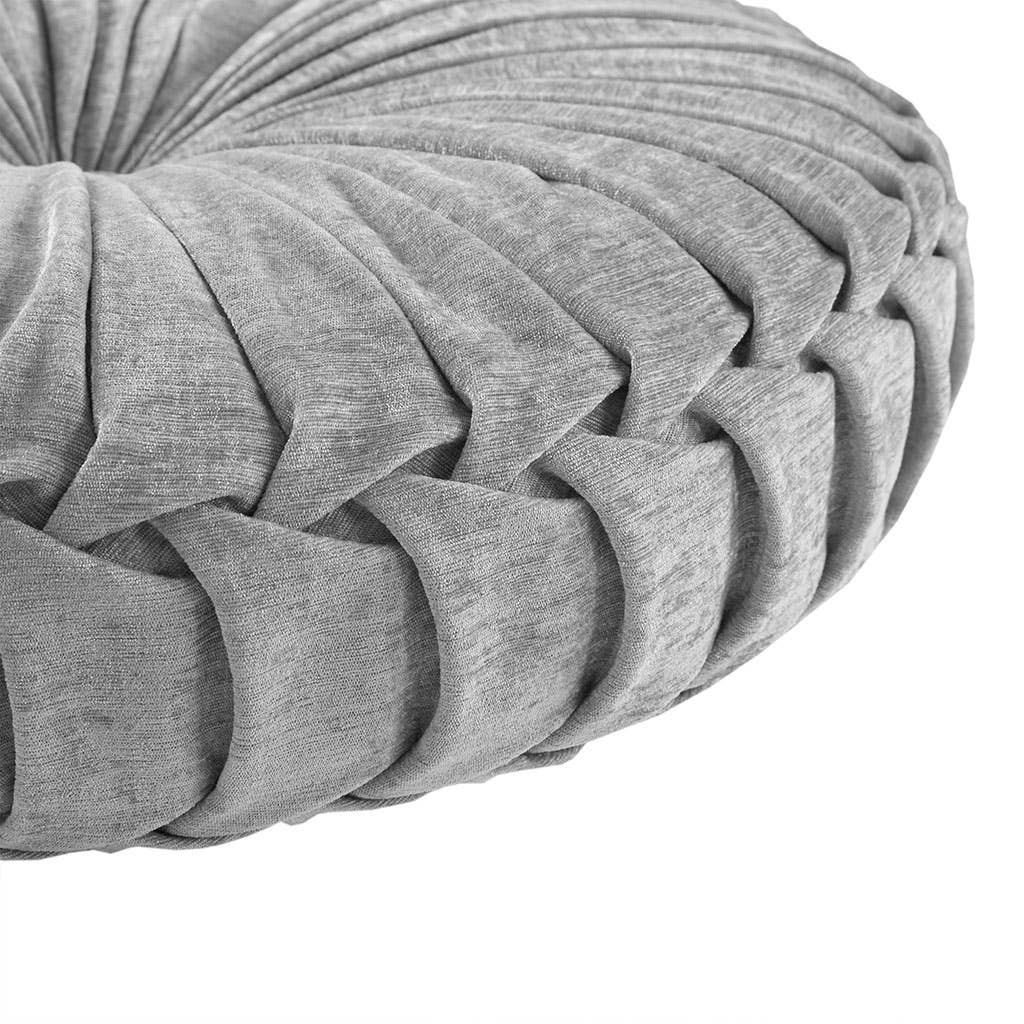 Pleated Round Floor Cushion