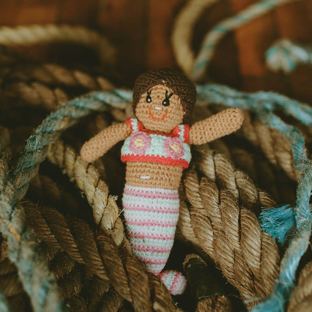 Mermaid Rattle Pink