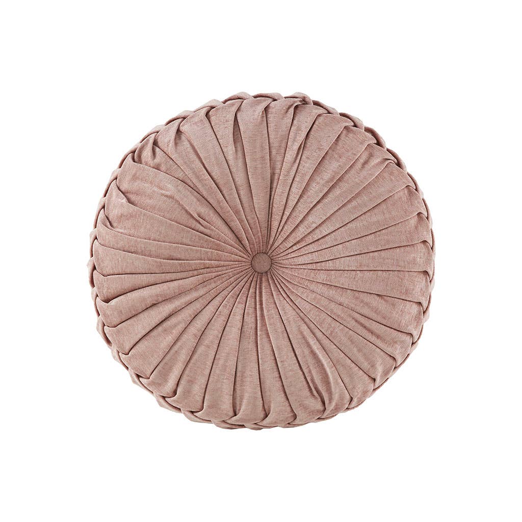 Pleated Round Floor Cushion