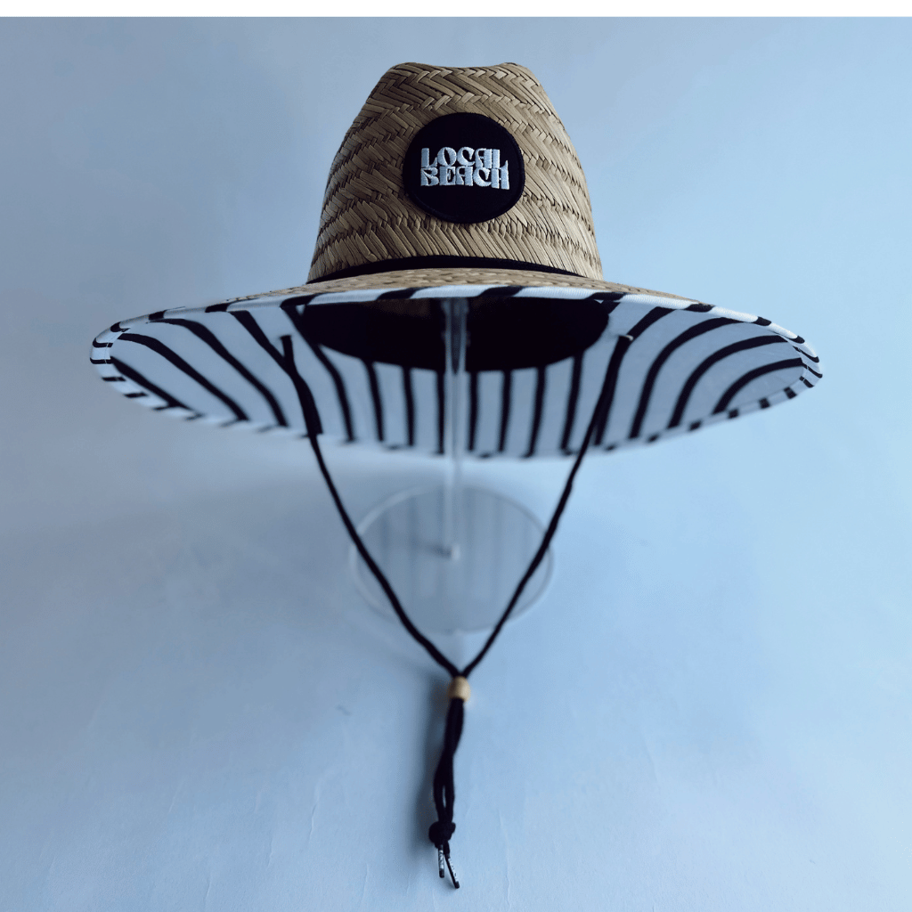 Striped Adult Lifeguard Hat