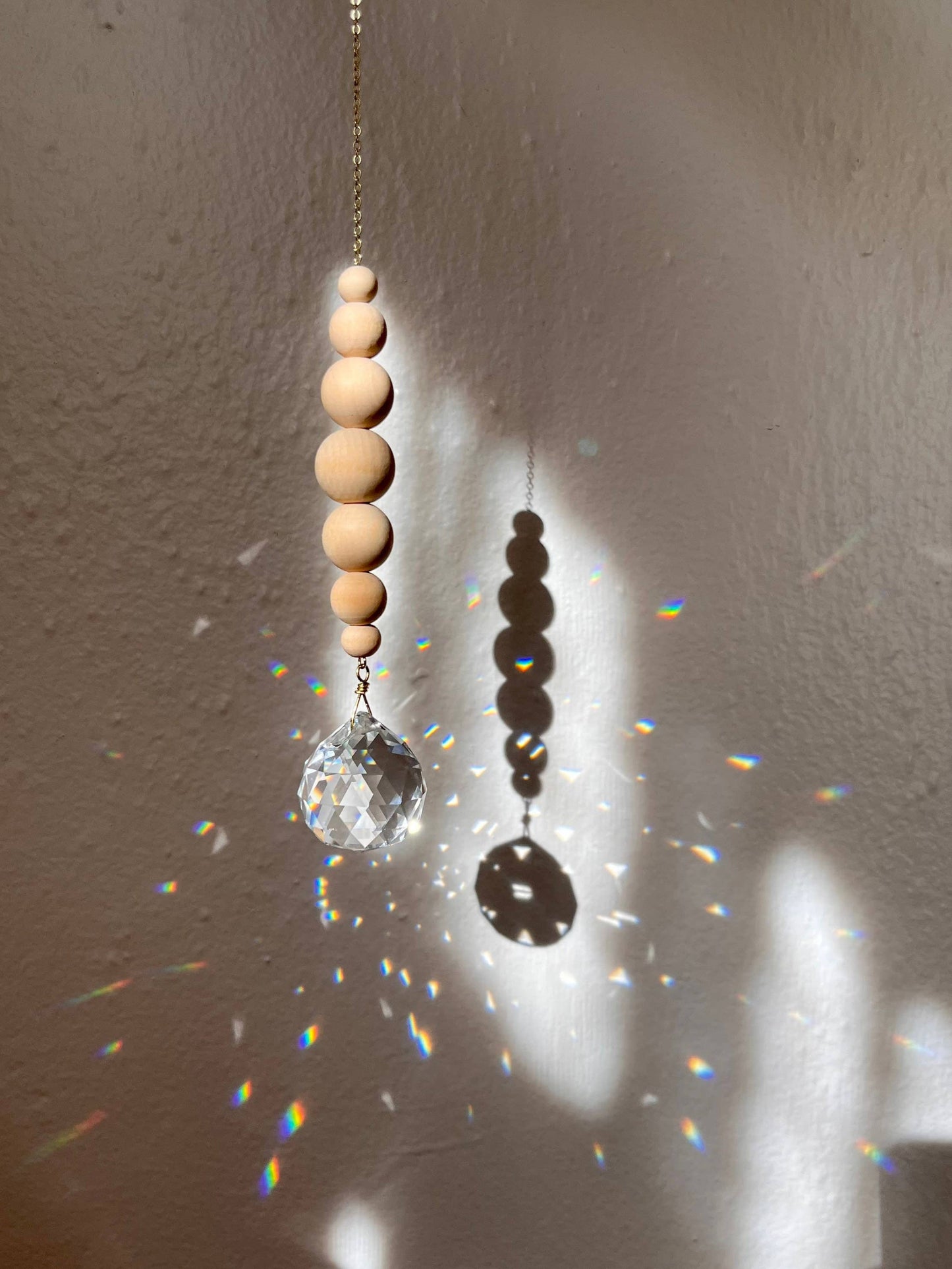 Beaded Crystal Prism Sun Catcher