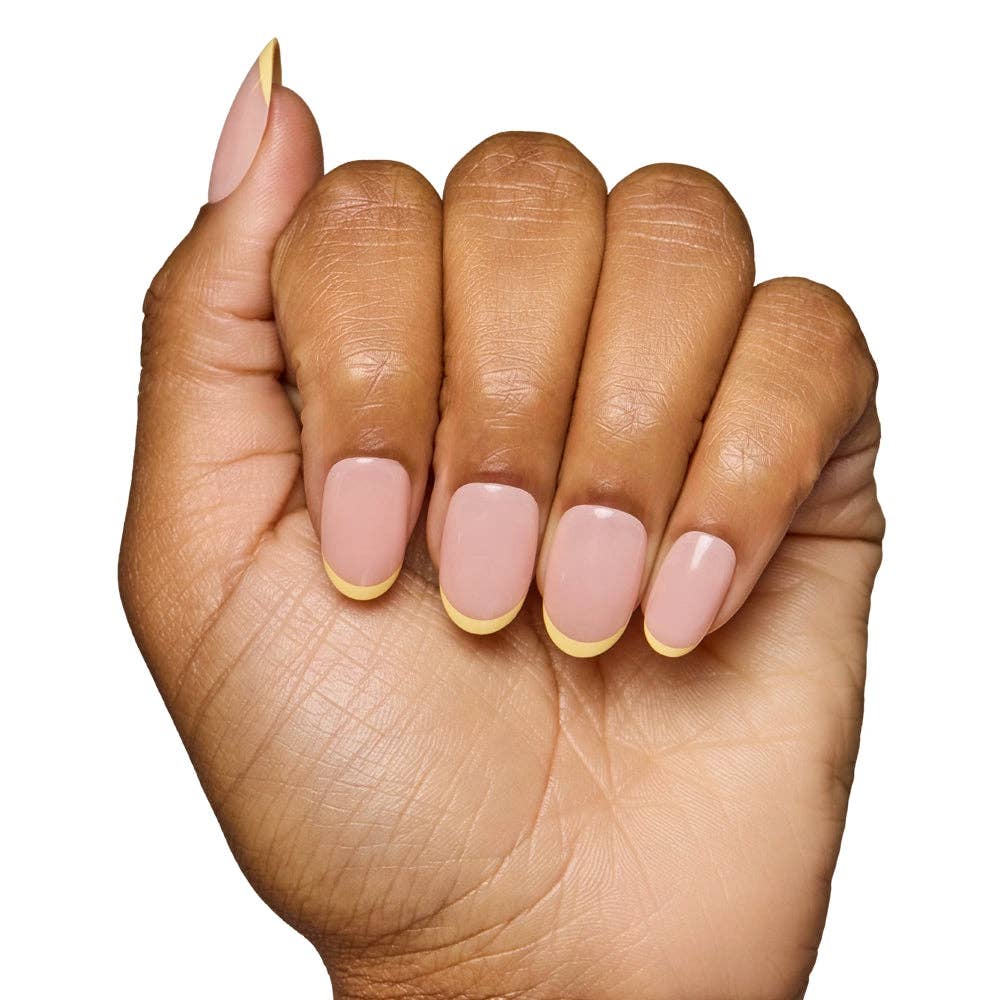 French Butter Press-On Nails | Short Round