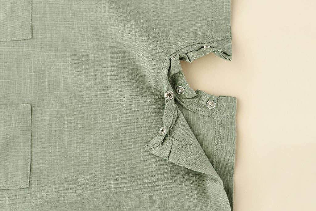 Sage Linen Romper