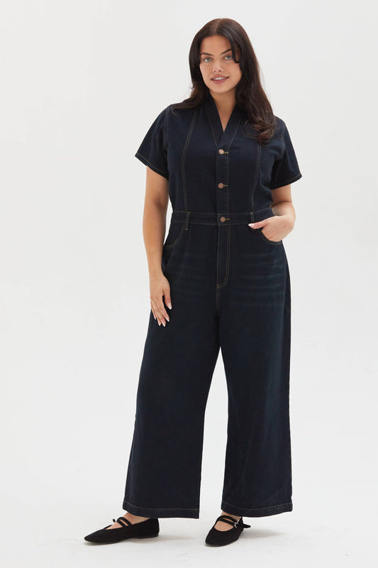 Ashby Denim Coverall/Jumpsuit