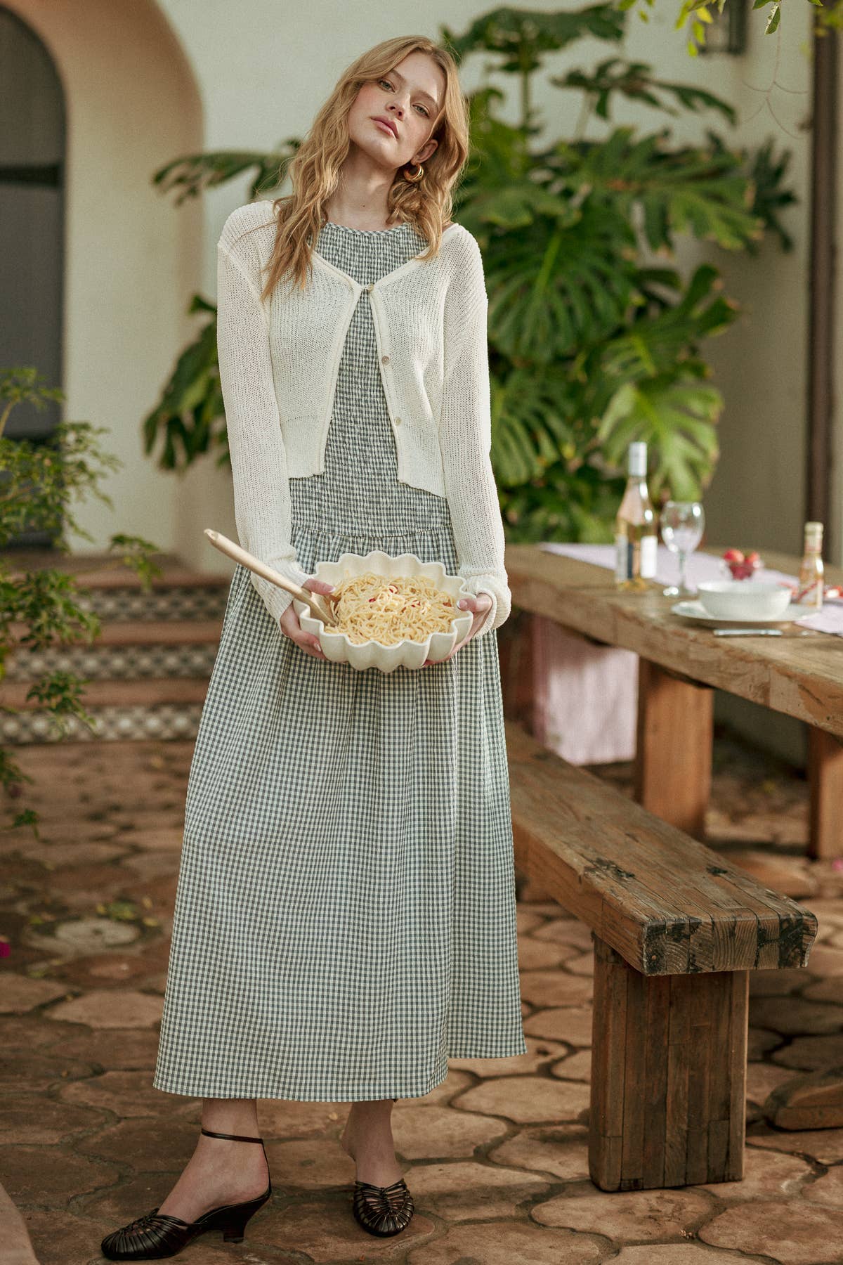 Gingham Fall Dress