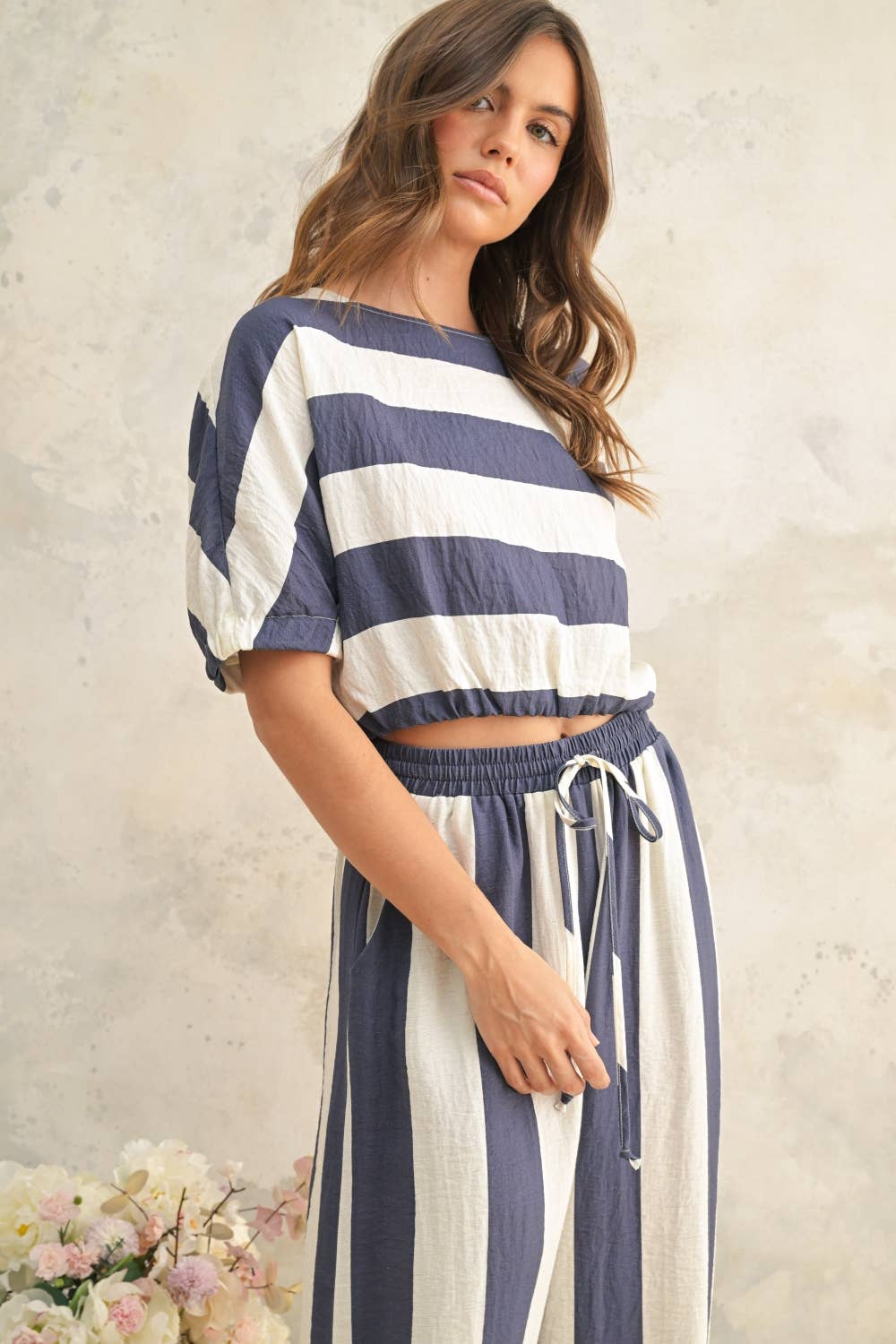 Carmen Striped Top