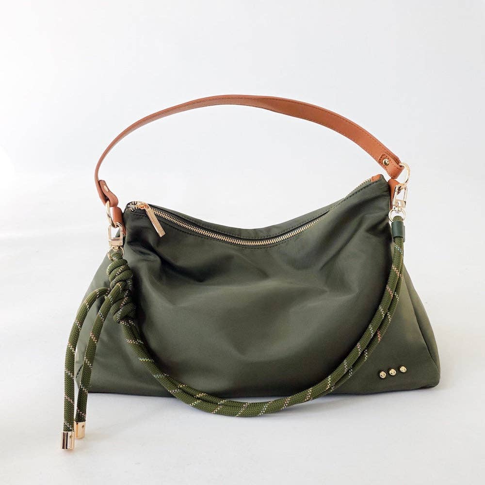 Nikki Nylon Slouch Shoulder Bag