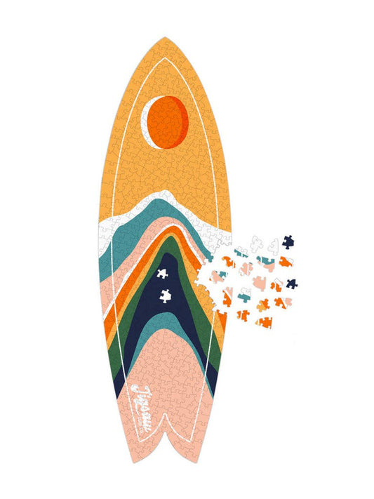 Moonrise Mountains Surfboard Puzzle