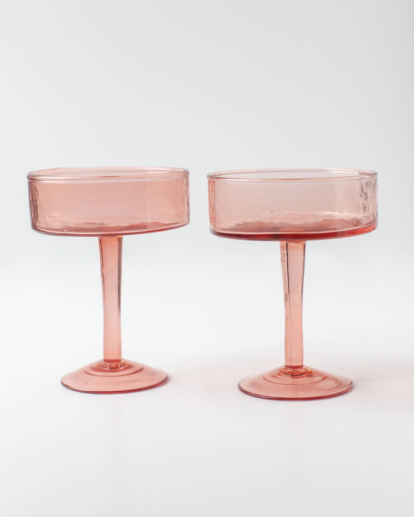 Handblown Cocktail Glass Pair