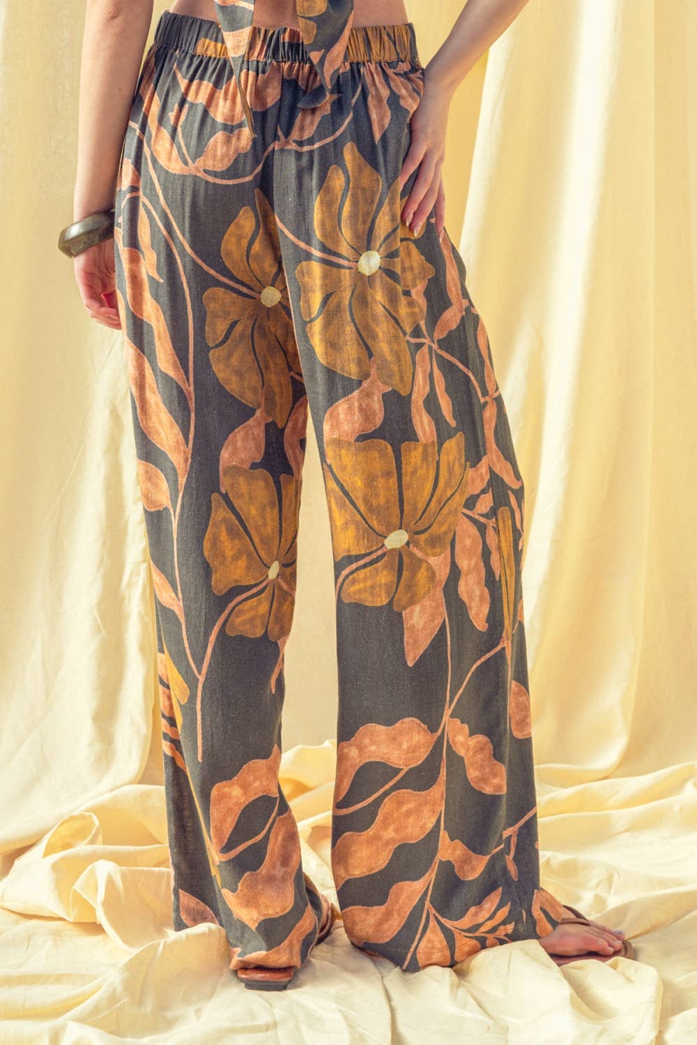 Multi Linen Pant