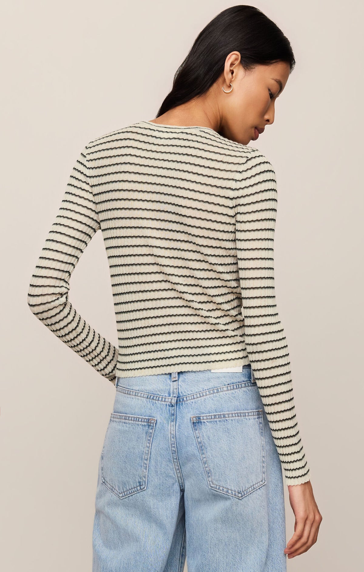 Rosanna Stripe Sweater Top