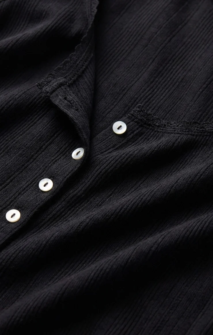 Lainey Pointelle Button Front Tank