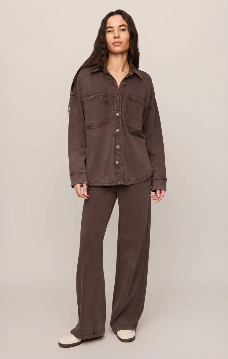 Hunter Knit Pant- Dark Chocolate