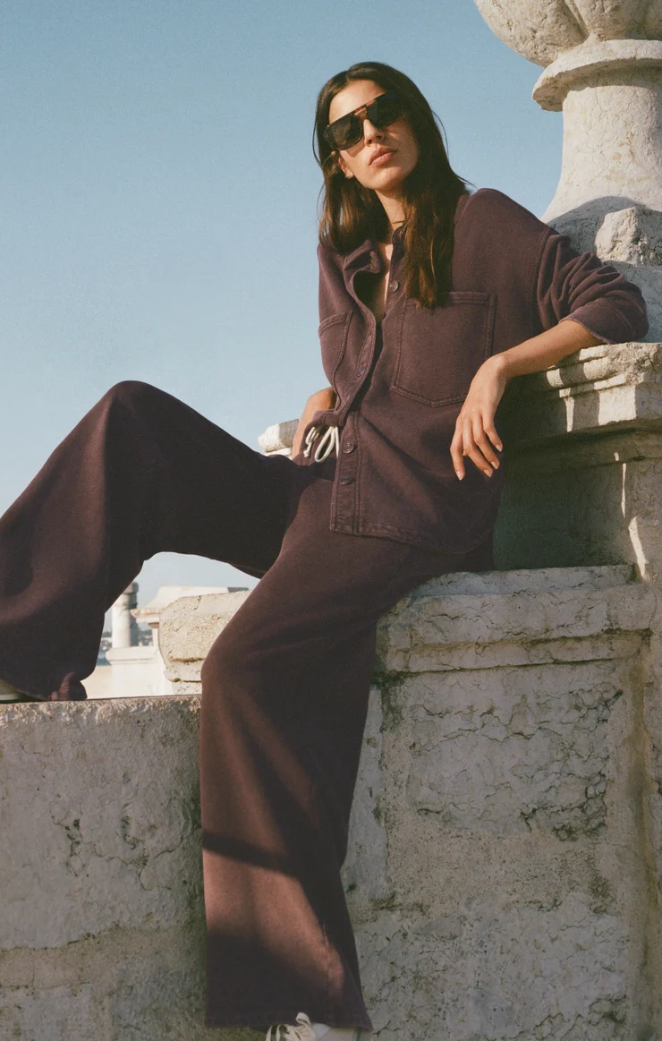 Hunter Knit Pant- Dark Chocolate