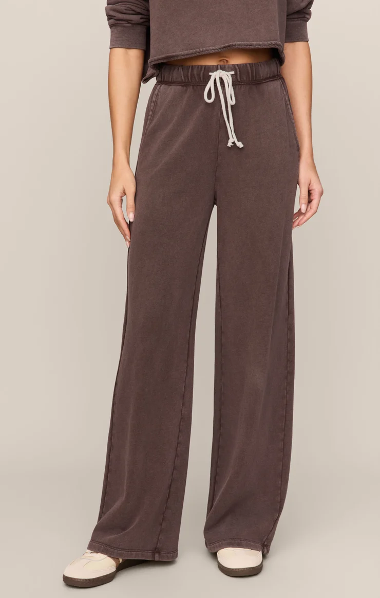 Hunter Knit Pant- Dark Chocolate