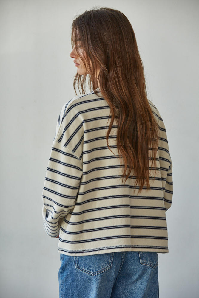 Easy Striped Pullover